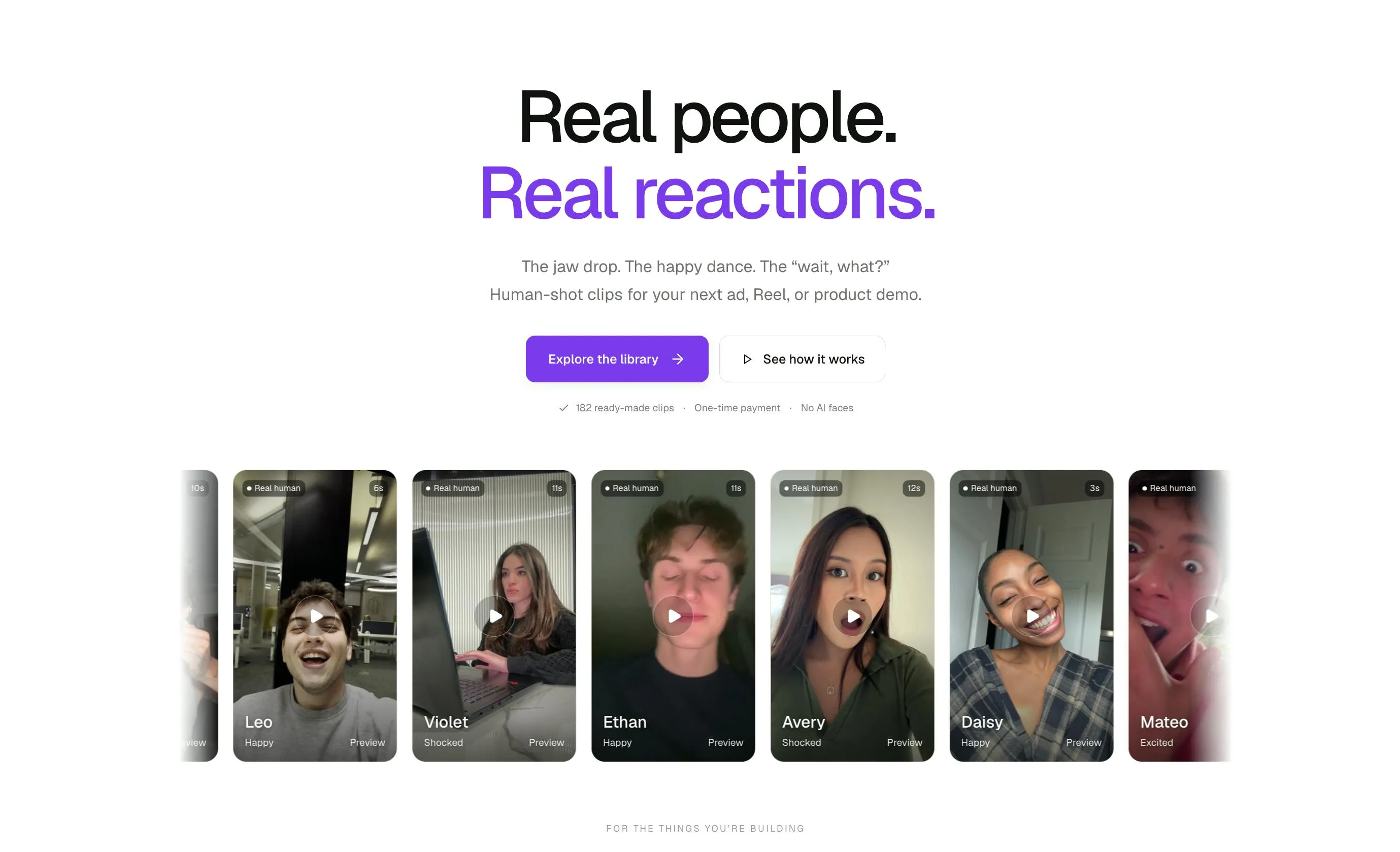 UGC People product page