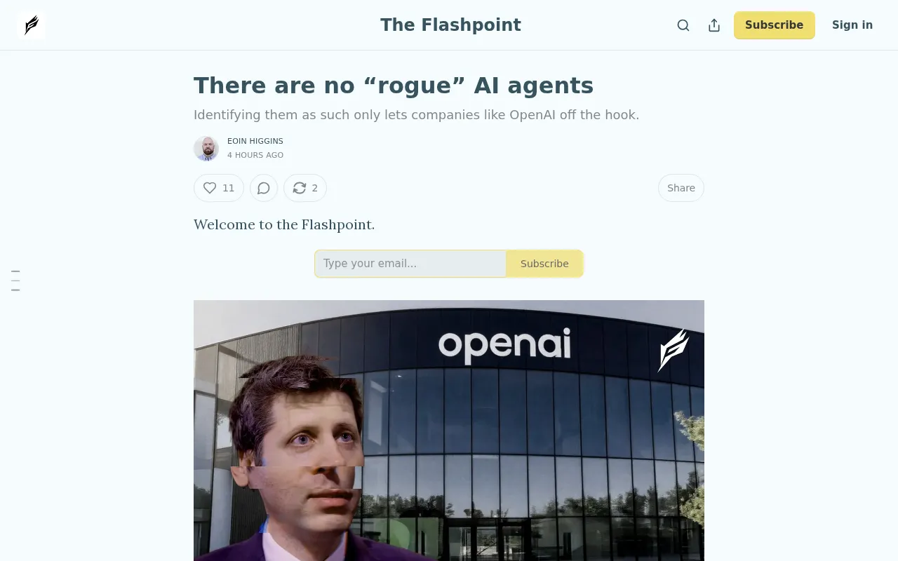 The So-Called "Rogue AI": Stop Blaming the Machine