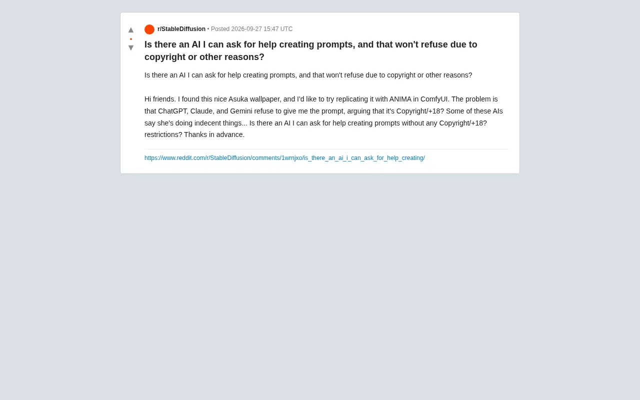 Why AI Refuses to Generate Prompts: The Logic Behind Copyright and Content Moderation