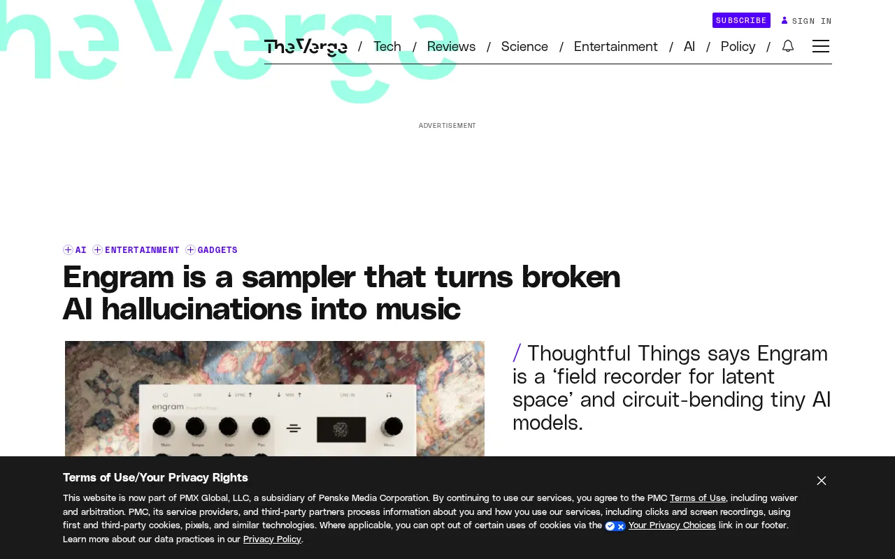 Engram: The AI Sampler That Turns Hallucinations into Music