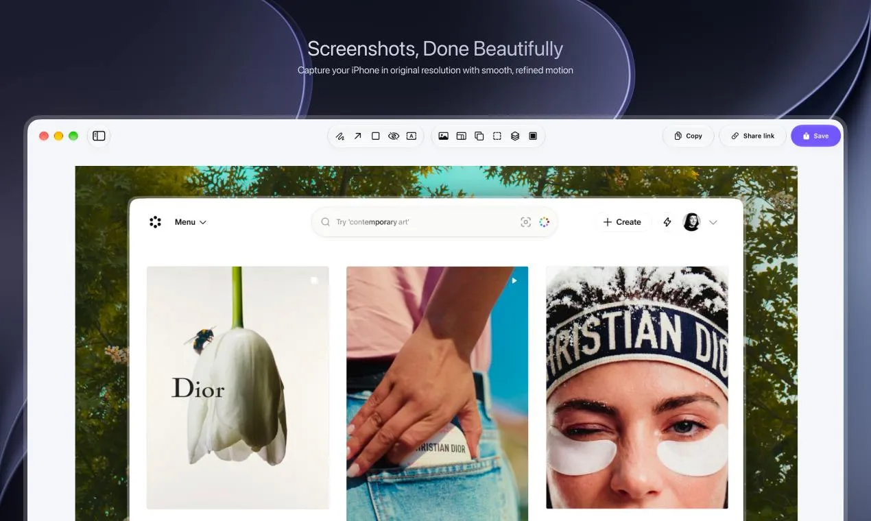 Dina 4.5: Integrating Screen Recording, Screenshots, and 3D Motion Effects into One Workflow