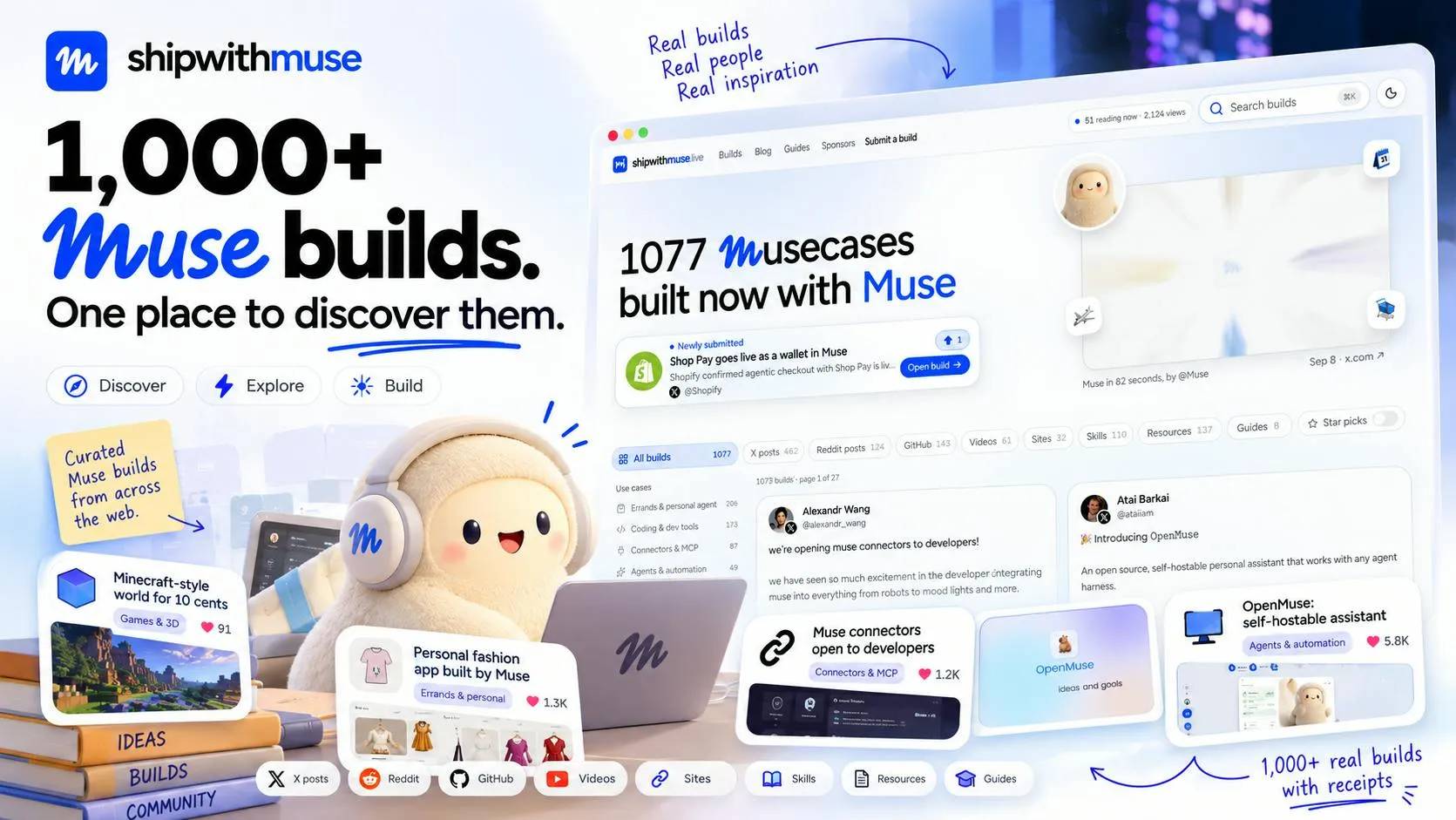 ShipWithMuse: A Curated Directory of 1,000+ Real Muse Builds