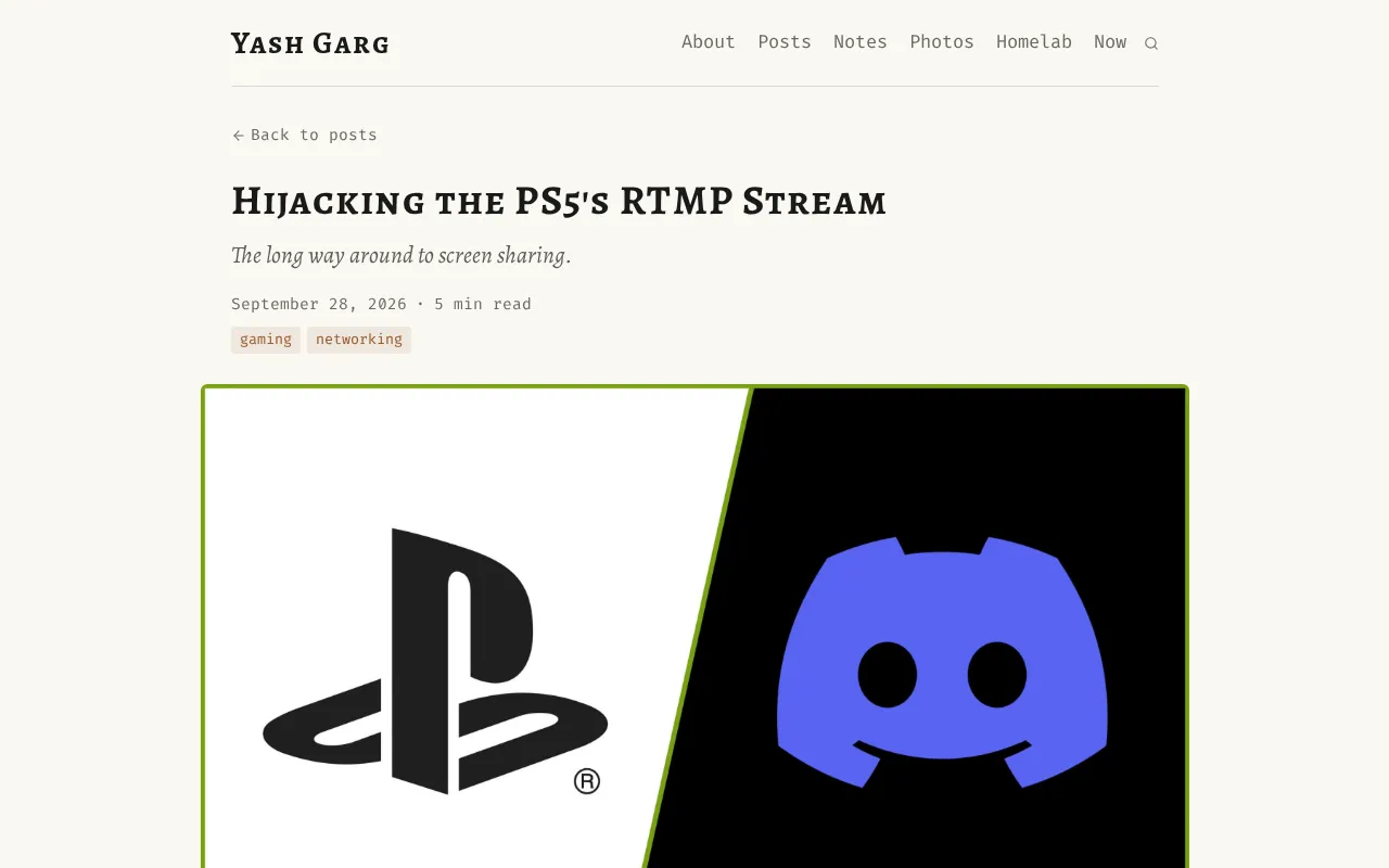 Hijacking PS5's RTMP Stream: A Network Protocol Reverse Engineering Experiment