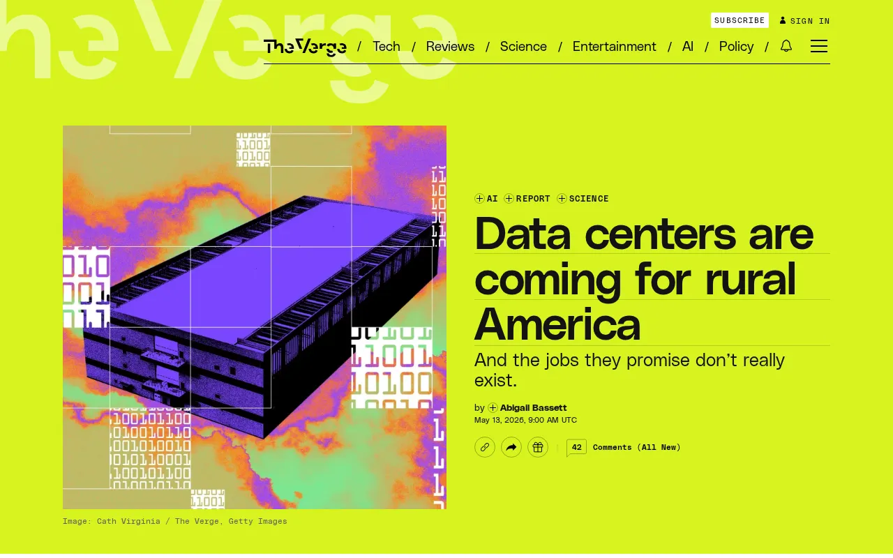 Data Centers Flood into Rural America: Industrial Transformation and Community Tensions in the AI Boom