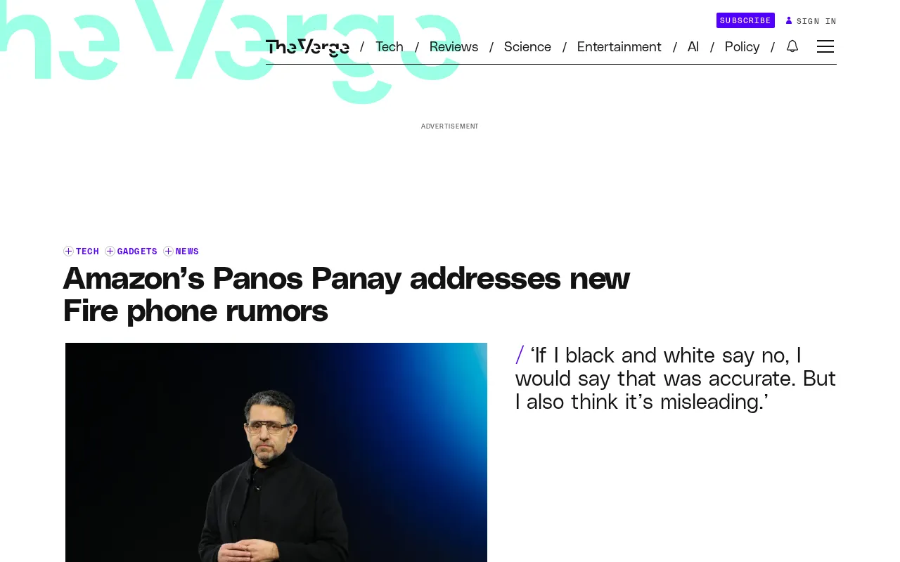Amazon AI Phone Rumors: Panos Panay Gives Ambiguous Response as Project Transformer Surfaces