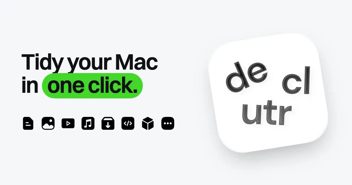 Declutr product interface