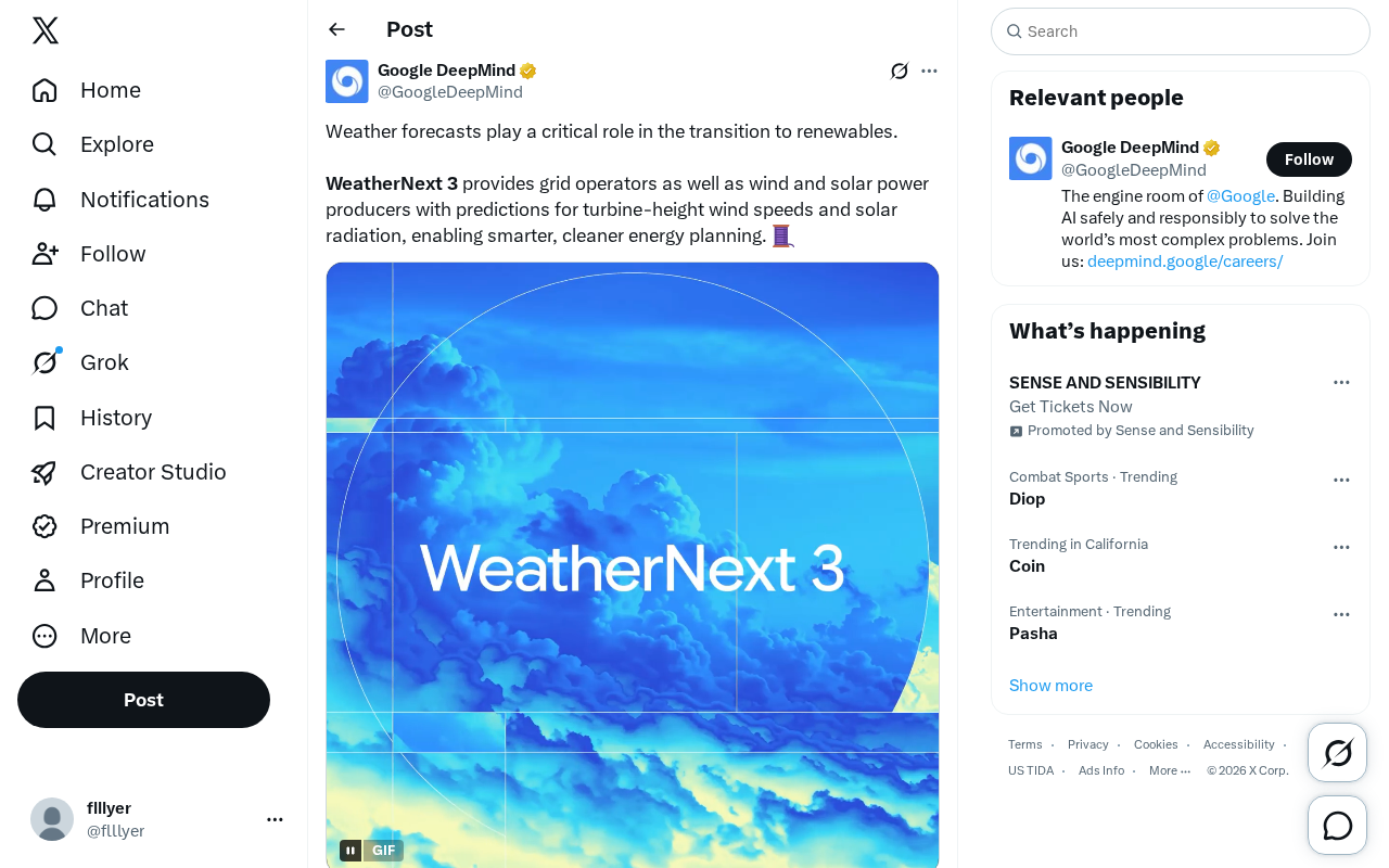 WeatherNext 3:AI气象预测如何赋能可再生能源电网