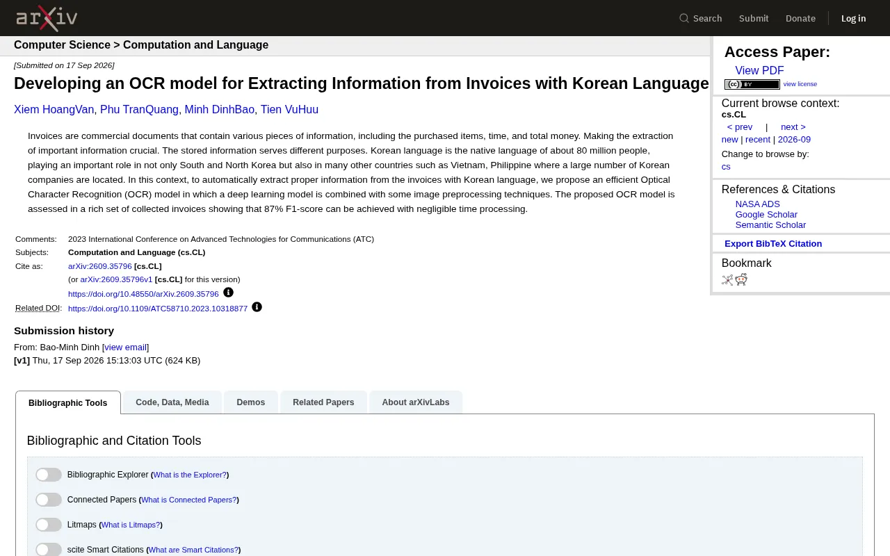 Korean Invoice OCR Model: Deep Learning + Image Preprocessing Achieves 87% F1 Score