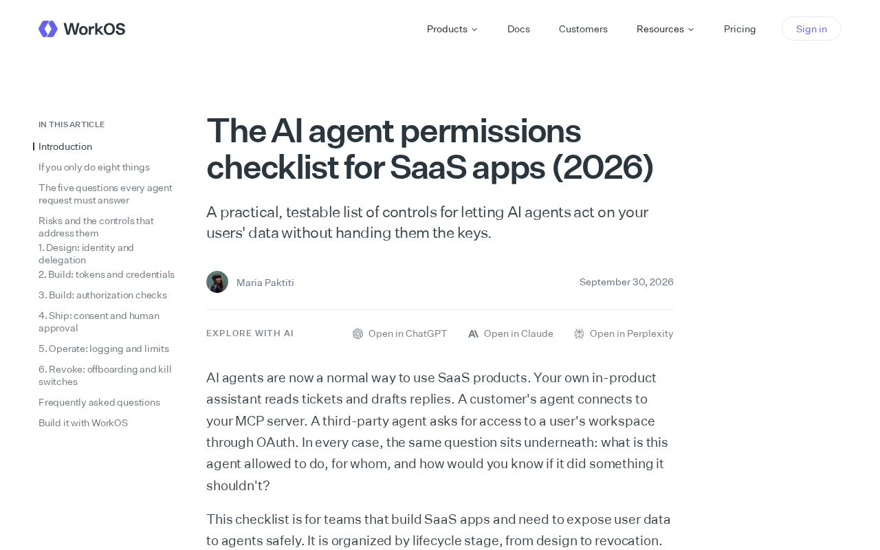 SaaS应用AI Agent权限管控清单:安全授权实操指南