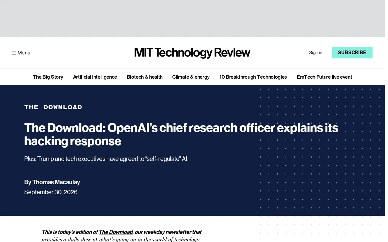 OpenAI首席研究官谈黑客事件:不会自缚手脚
