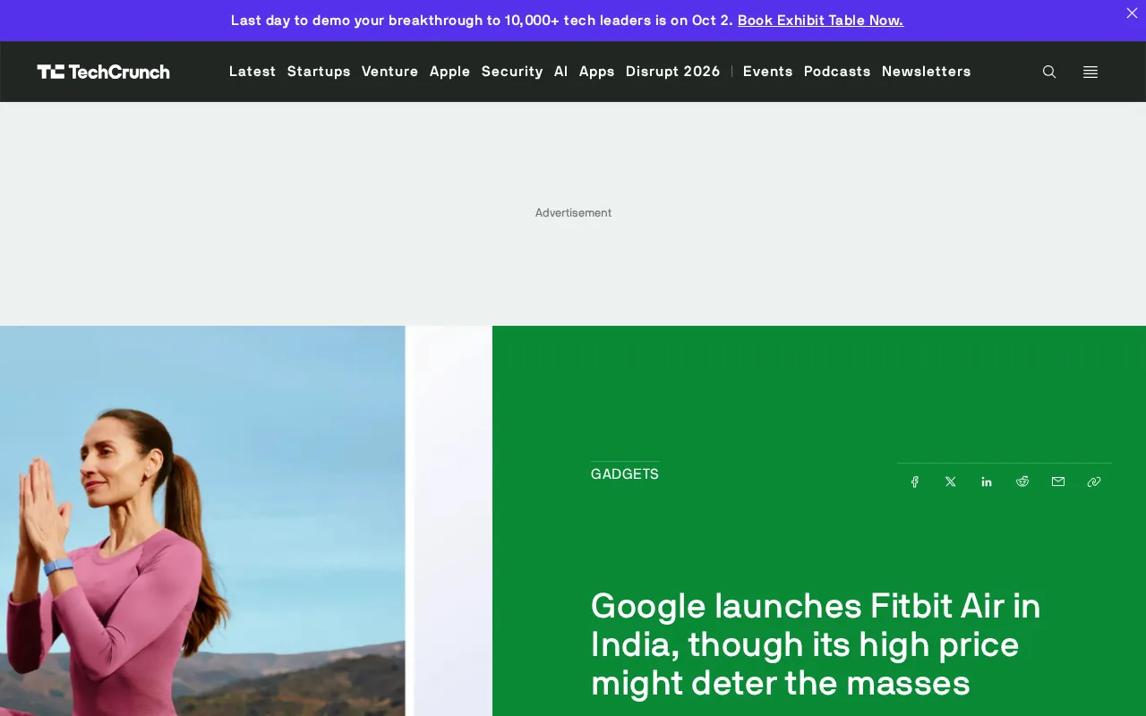 Google Fitbit Air Launches in India, But High Pricing Could Limit Mass Adoption