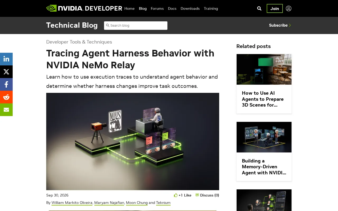 Tracing Agent Harness Behavior with NVIDIA NeMo Relay