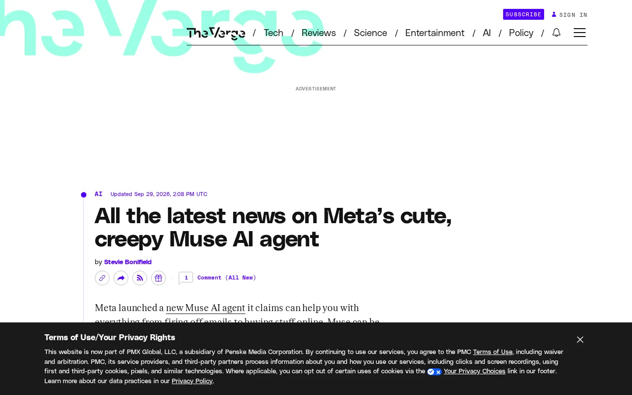 Meta Launches Muse AI Agent: Convenience and Privacy Risks Go Hand in Hand