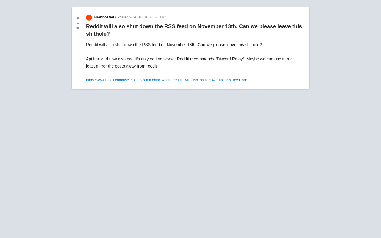 Reddit Shuts Down RSS Feeds: Another Sign of the Closing Open Web