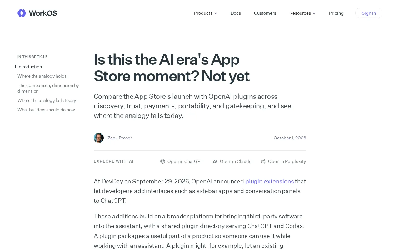 AI的App Store时刻还没到:五个维度看清差距
