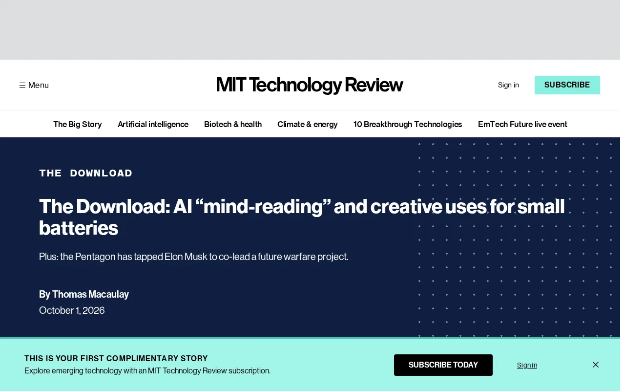 AI 'Mind-Reading' Is Here: Reconstructing What You See From Brain Scans Alone