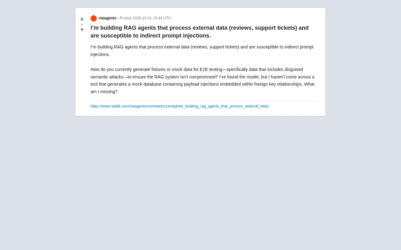 RAG 系统如何抵御间接提示注入?E2E 测试数据生成难题解析