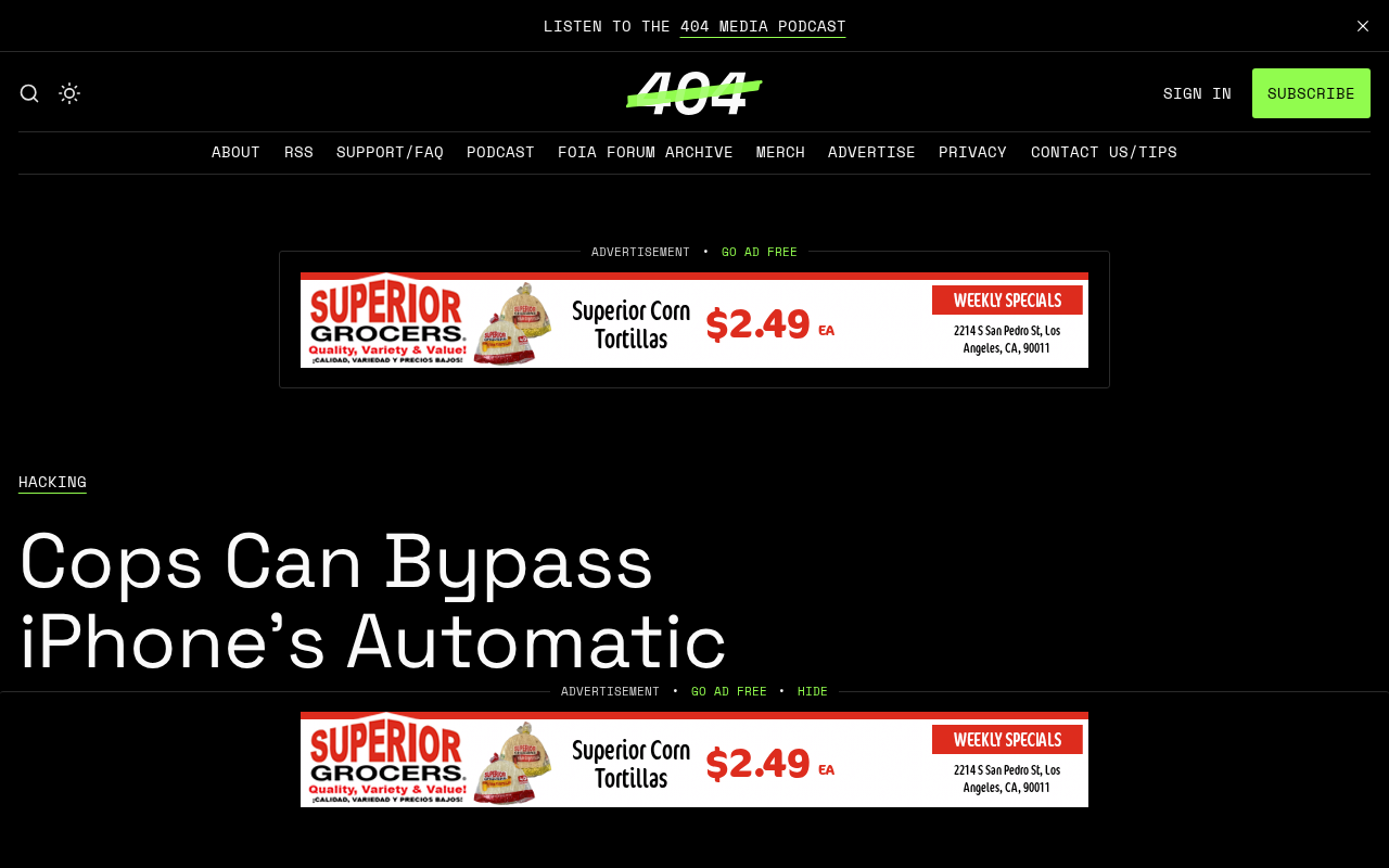 警方可绕过iPhone自动重启机制 解锁取证引关注