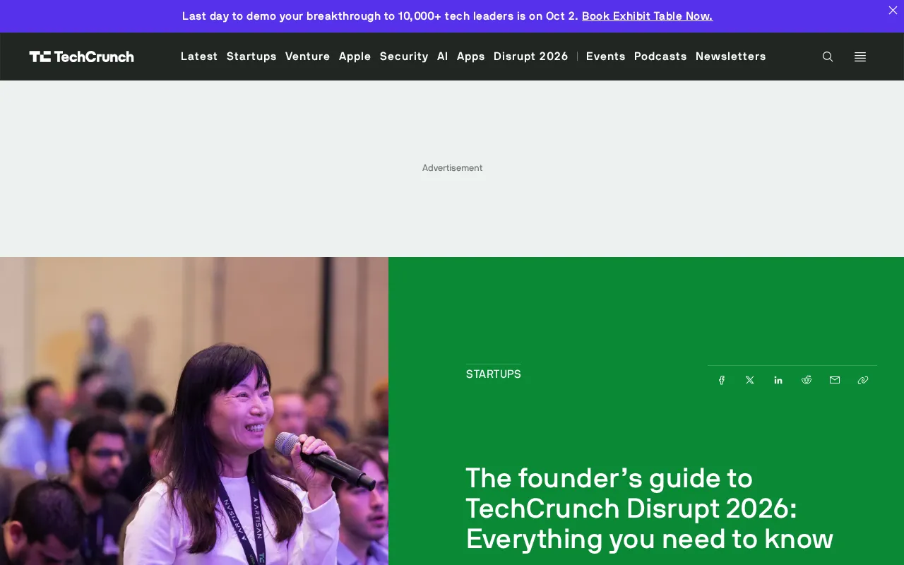 TechCrunch Disrupt 2026 Preview: How to Build an Enduring Company in the Age of AI