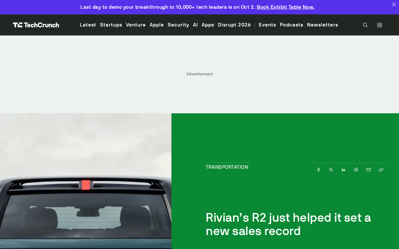 Rivian Hits Record Deliveries: R2 Model Drives 45% Quarterly Sales Surge