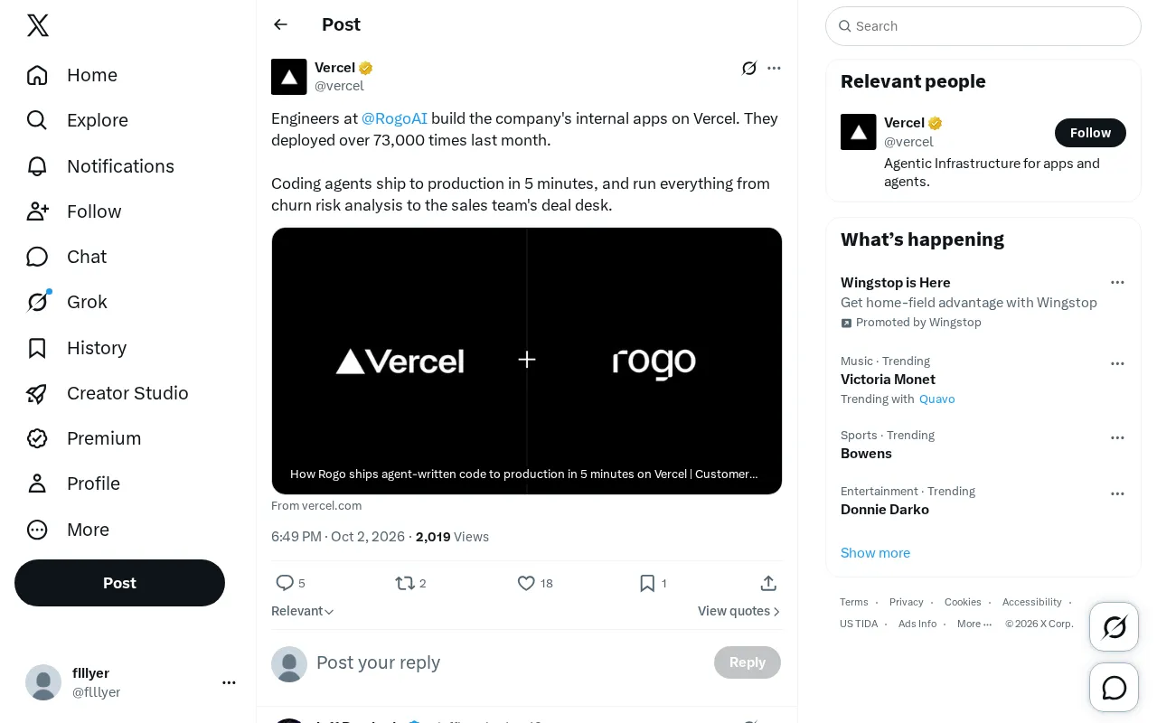 RogoAI Deploys 73,000 Times a Month: Coding Agents Ship to Production in 5 Minutes