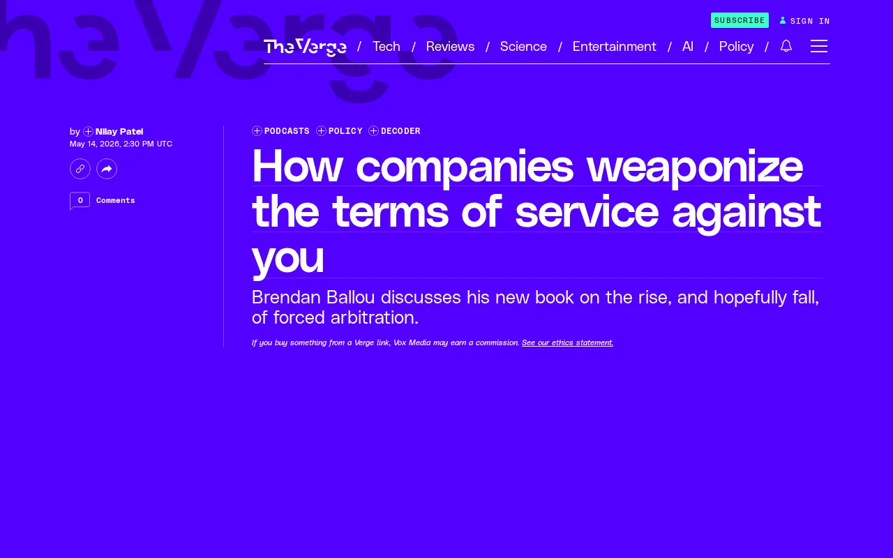 Mandatory Arbitration Clauses: How Companies Use Terms of Service to Strip Away Your Legal Rights