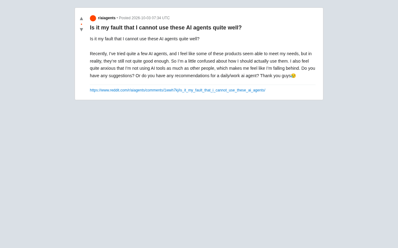 Is It Your Fault You Can't Use AI Agents Effectively? A Practical Guide to Overcoming AI Tool Anxiety