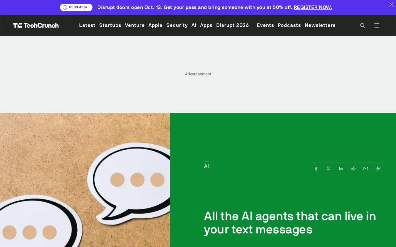AI Agents via SMS roundup