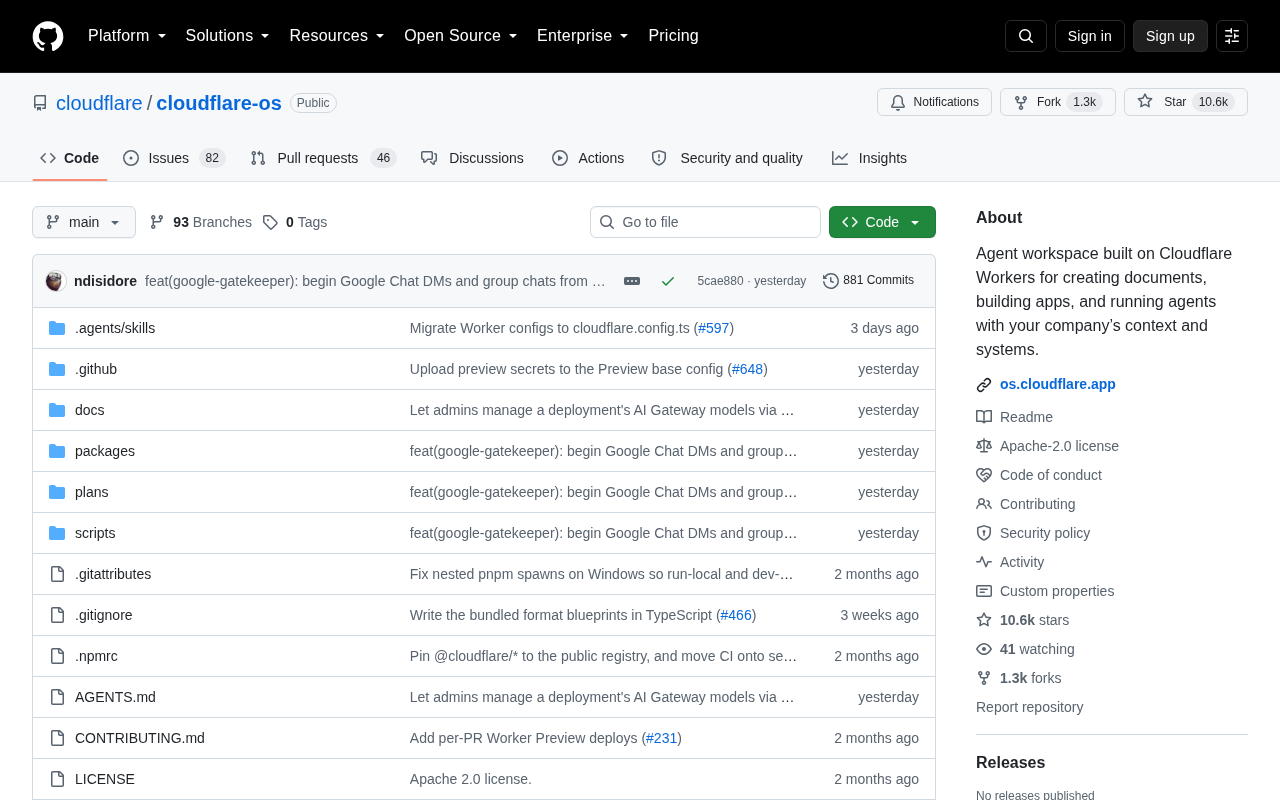 Cloudflare OS: An AI Agent Workspace Built on Workers