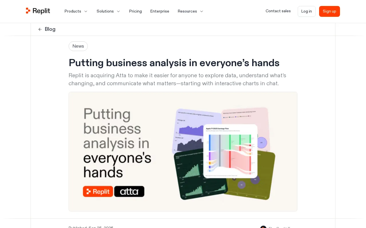 Replit Acquires Atta: Bringing Data Analytics to Everyone