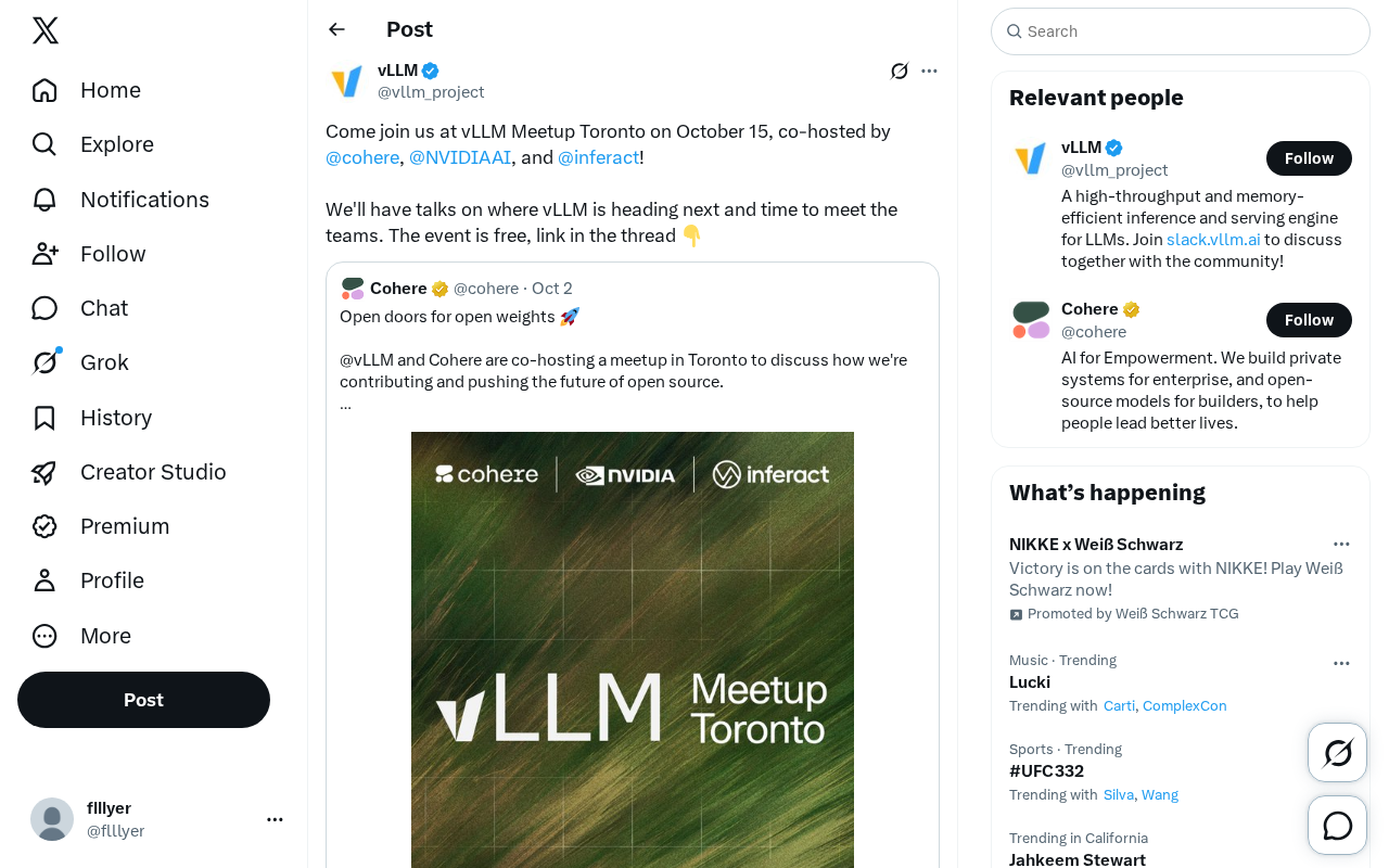 vLLM多伦多见面会官宣:Cohere、NVIDIA联合主办