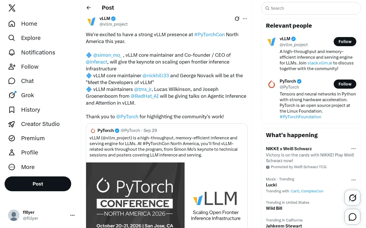 vLLM Takes the Stage at PyTorchCon: A Collective Voice for Open-Source Inference Infrastructure