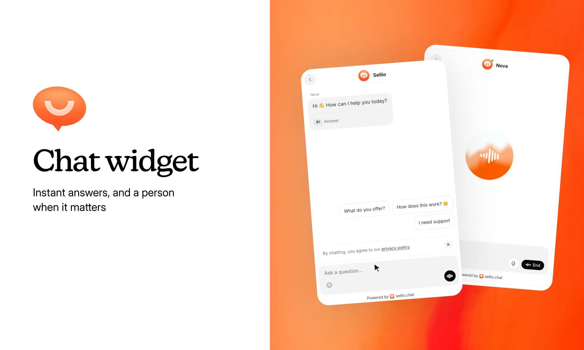 Sellio product screenshot