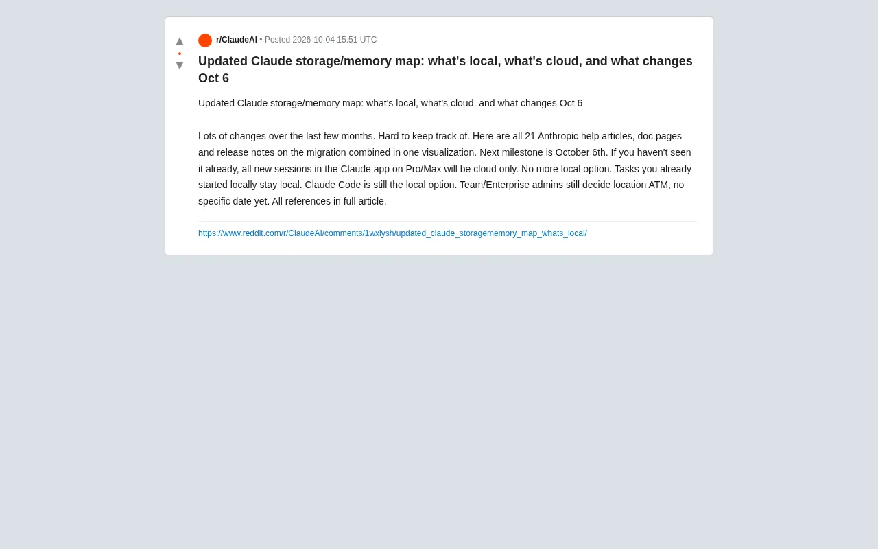 Claude's Storage Architecture Overhaul: The Line Between Local and Cloud Is Being Redrawn