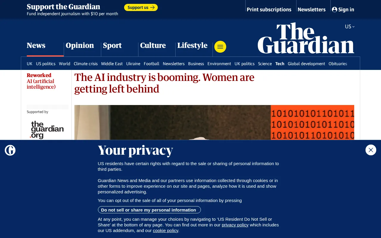 The AI Industry Is Booming — But Women Are Being Left Behind