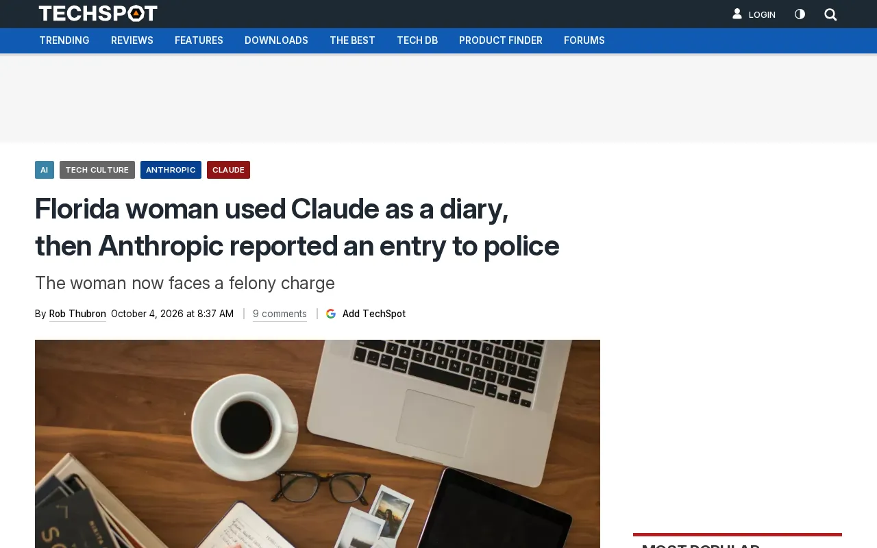 Anthropic Reported a User's Diary to Police: The AI Privacy Boundary Debate