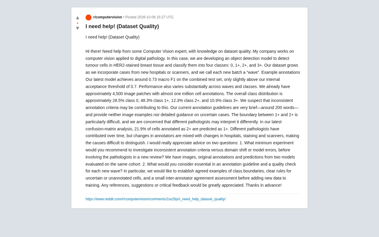 The Dataset Quality Dilemma in Digital Pathology AI: Distinguishing Annotation Inconsistency from Domain Shift