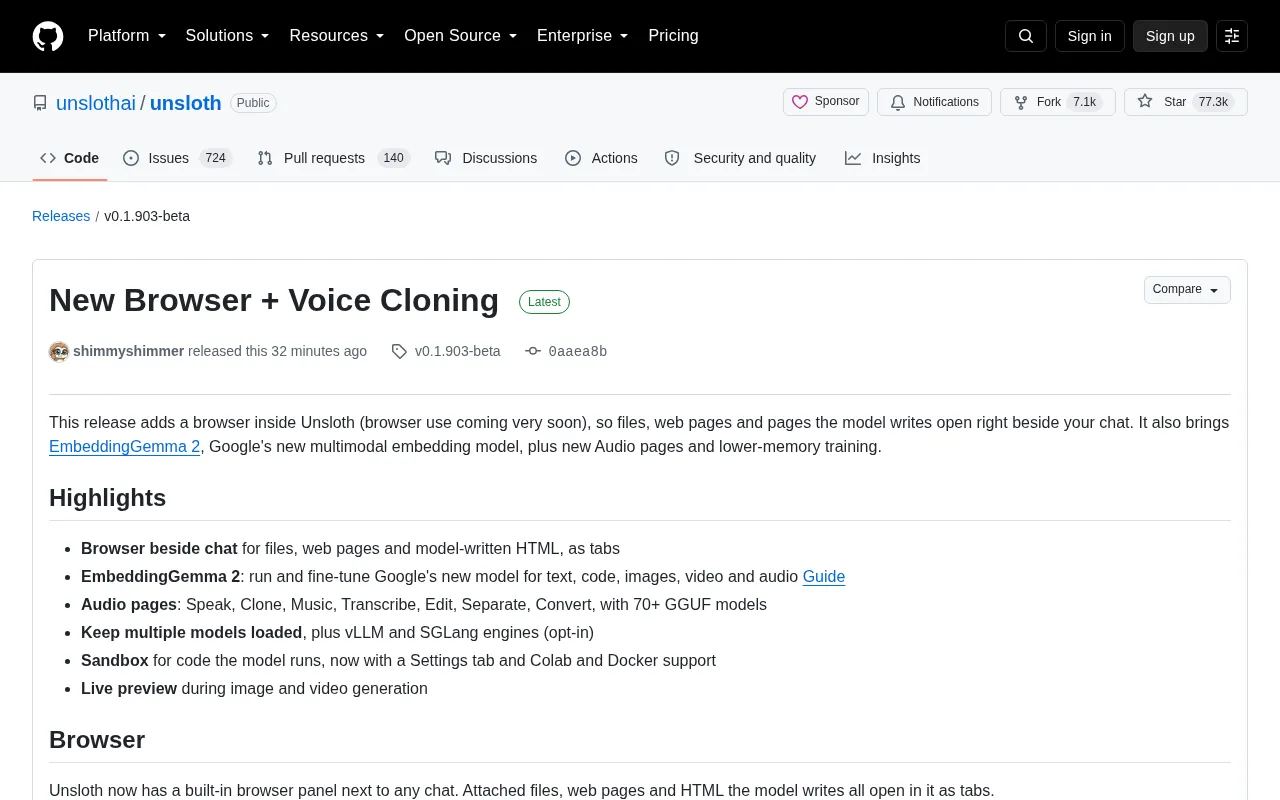 New Browser + Voice Cloning