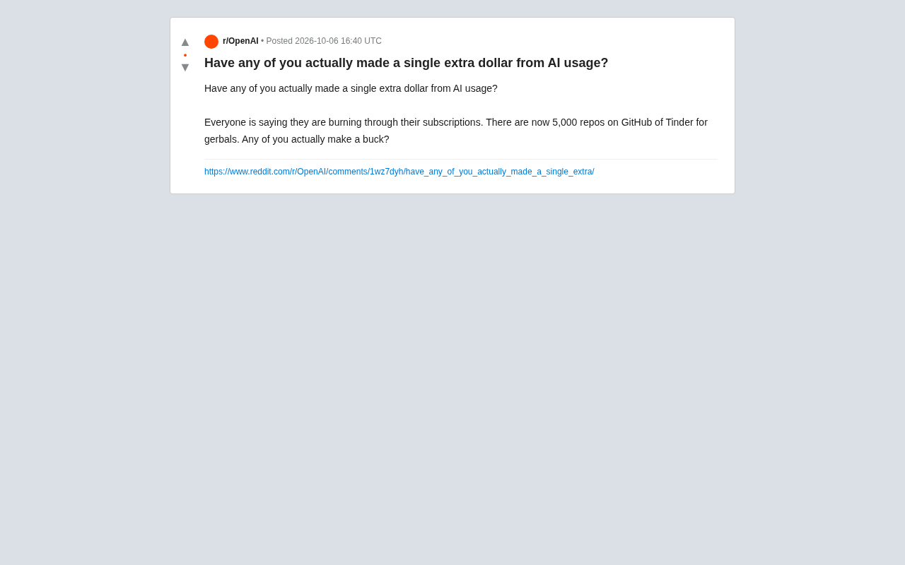 AI真能帮你多赚钱吗?Reddit热议背后的变现真相
