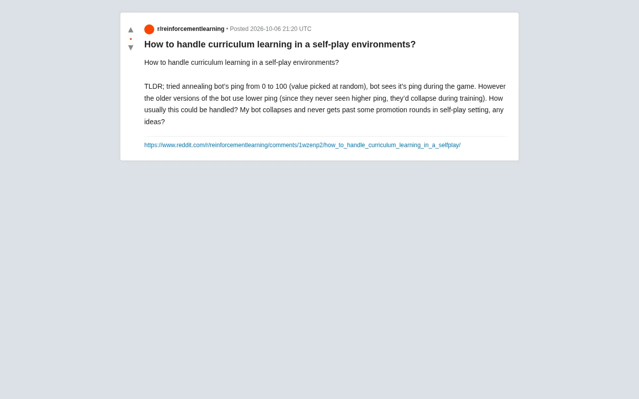 Curriculum Learning in Self-Play Environments: How to Prevent Policy Collapse?