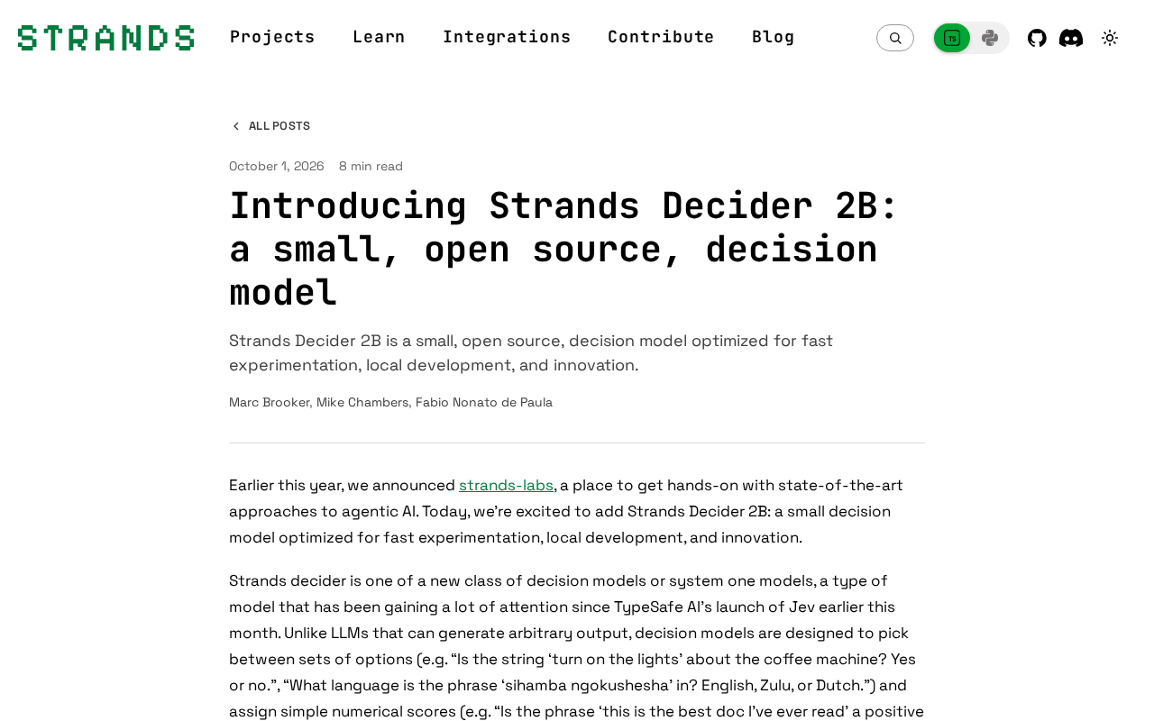 Strands Decider 2B:轻量开源决策模型解析