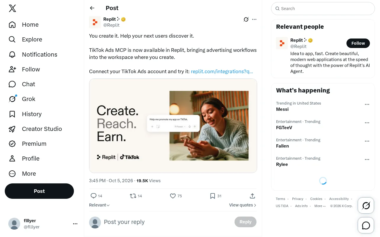 TikTok Ads MCP Comes to Replit: Development and Ad Campaigns in One Place