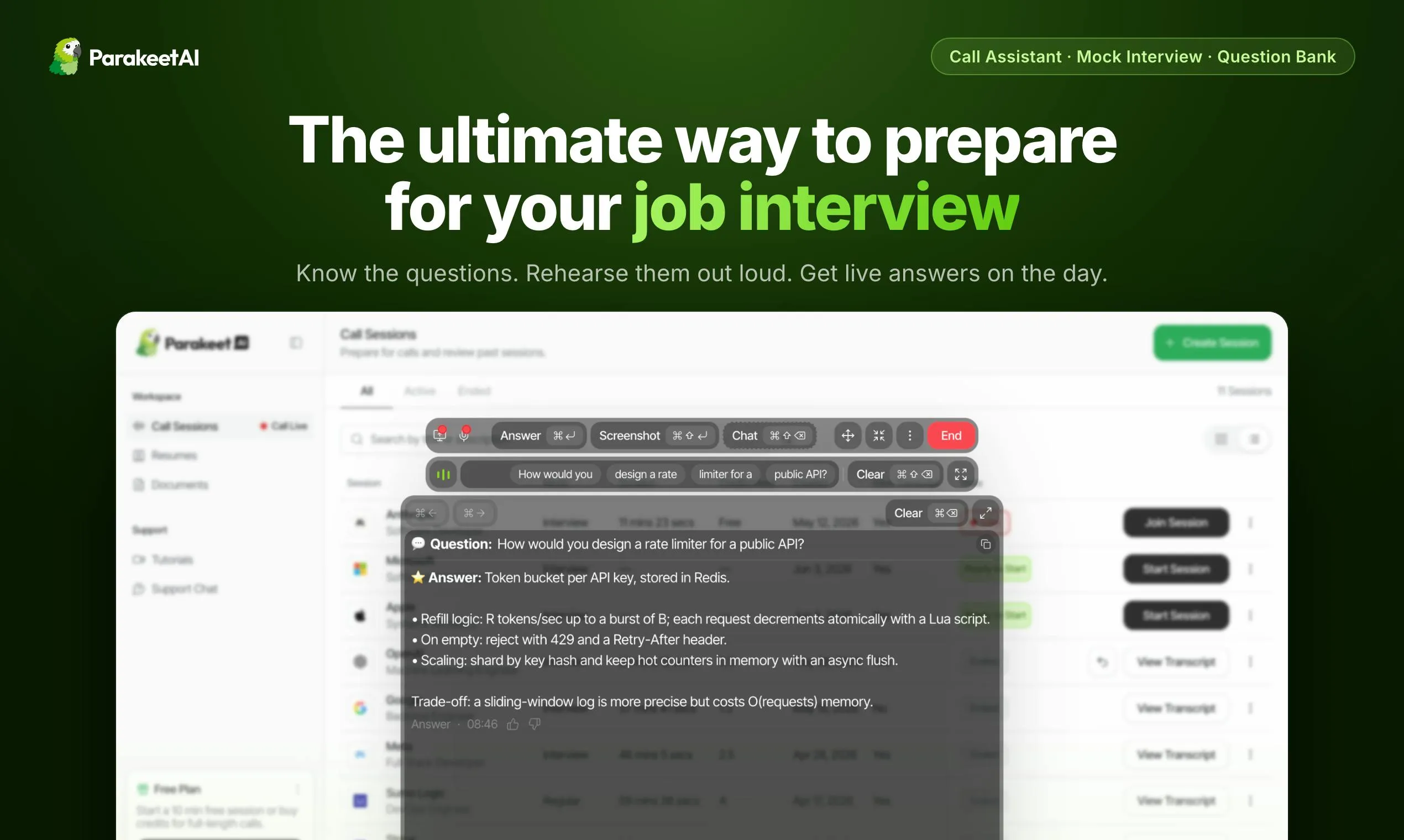 ParakeetAI 2.0: Reimagining the Entire Job Interview Prep Journey with AI