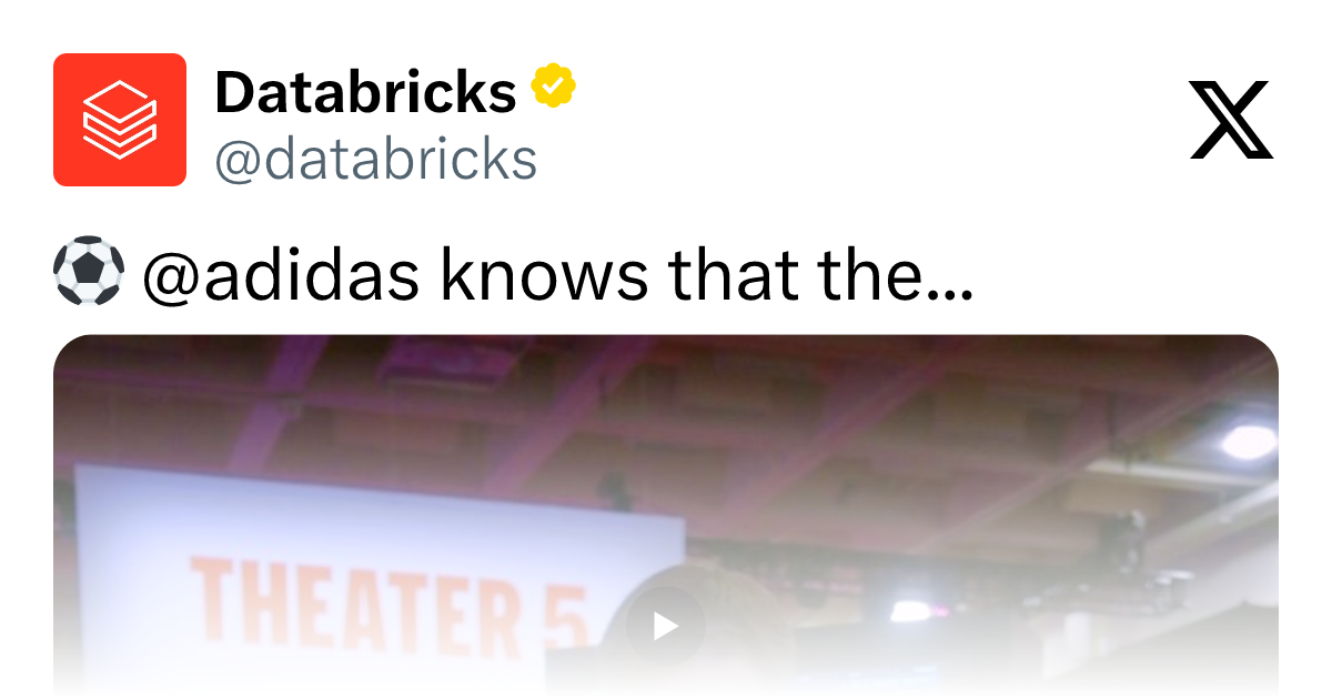 阿迪达斯如何用Databricks Genie驱动数据分析与产品创新