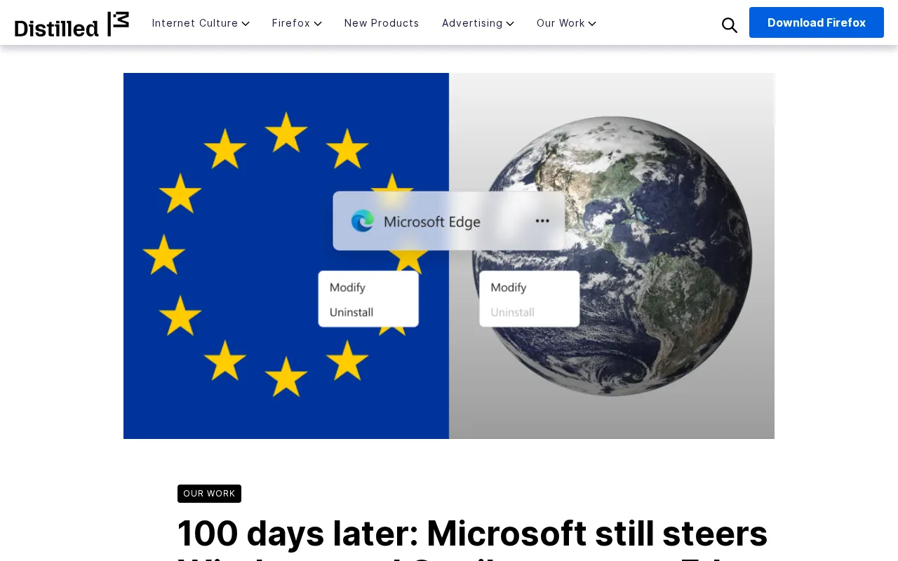100天过去,微软仍在引导Windows与Copilot用户使用Edge