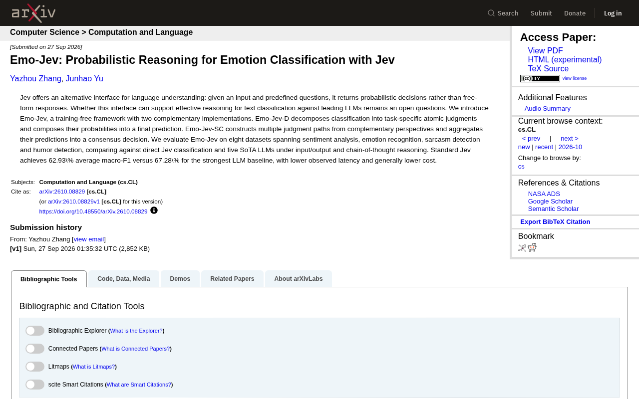 Emo-Jev:用概率推理重构情感分类的免训练新范式