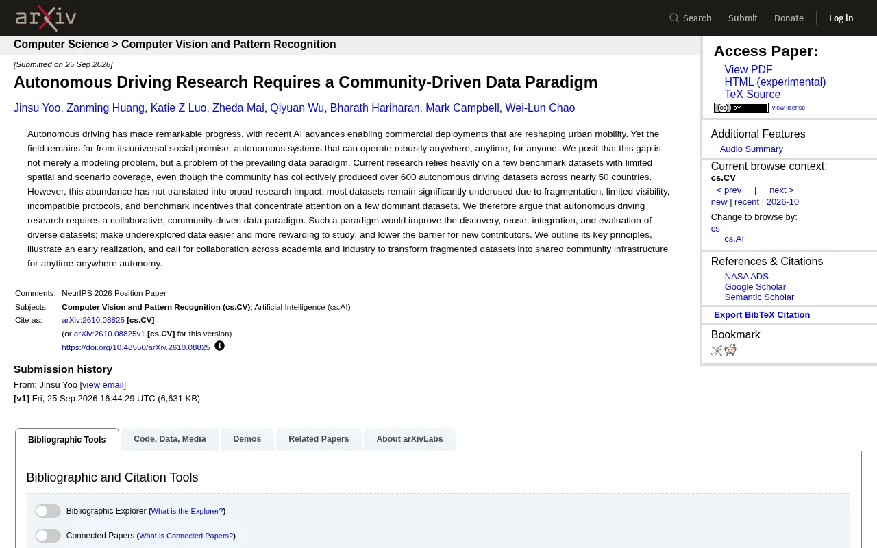 The Real Bottleneck in Autonomous Driving Research: Why 600+ Datasets Are Mostly Gathering Dust