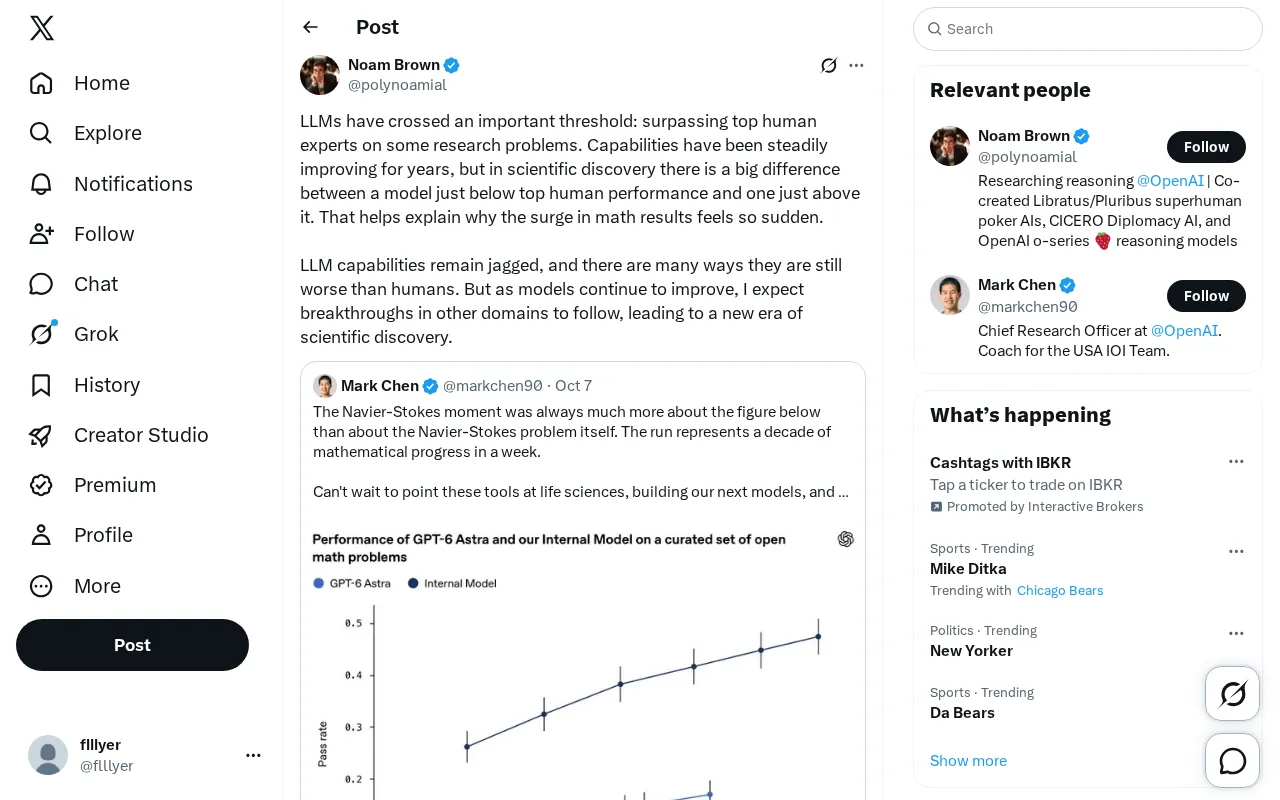 Discussion on LLMs surpassing top experts