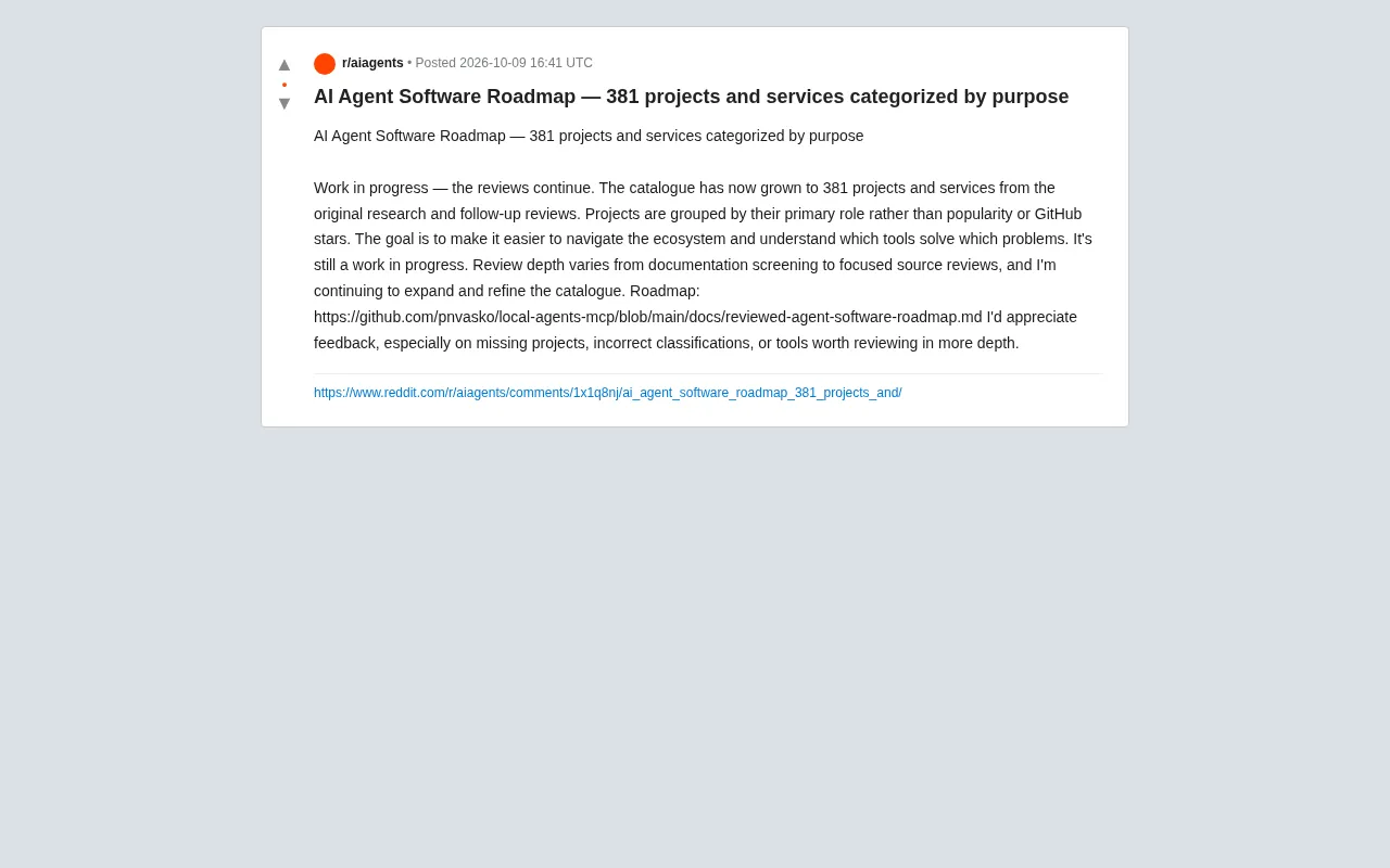 A Panoramic Map of 381 AI Agent Projects: An Ecosystem Navigator Organized by Use Case