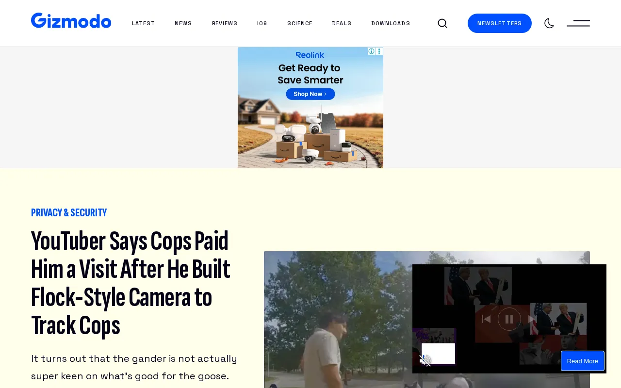 YouTuber Builds DIY License Plate Recognition Camera to Track Police, Gets a Visit from Cops